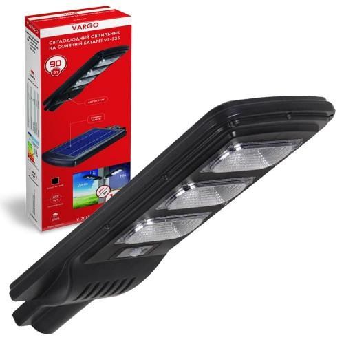 Вуличний консольний світильник на сонячній батареї Vargo VS-337 90W 4050Lm 6500К консольний