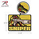 Патч велкро Снайпер - Sniper Morale Patch розмір 9 см х 6.5 см Rotcho США, фото 3