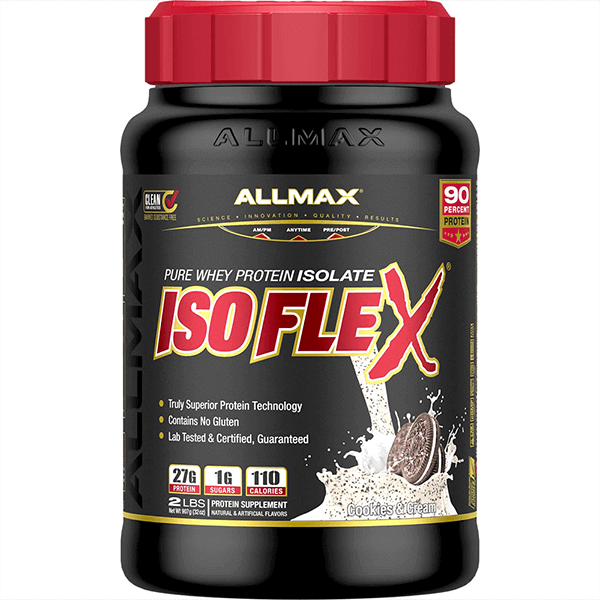 Сироватковий протеїн ізолят AllMax Nutrition Isoflex 907 грам Печиво крем