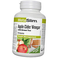 Яблочный уксус с зеленым чаем Webber Naturals Apple Cider + Green Tea 90 капсул