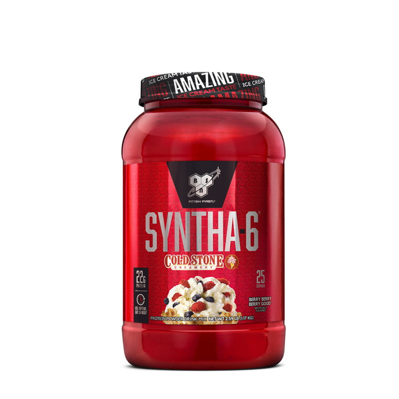 Сироватковий протеїн концентрат BSN Syntha-6 Cold Stone 1170 грам Ягоди