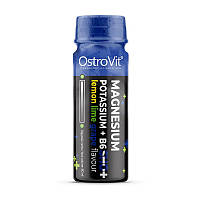 Магний калий Б6 OstroVit Magnesium Potassium + B6 Sho+ 80 мл Лимон лайм виноград