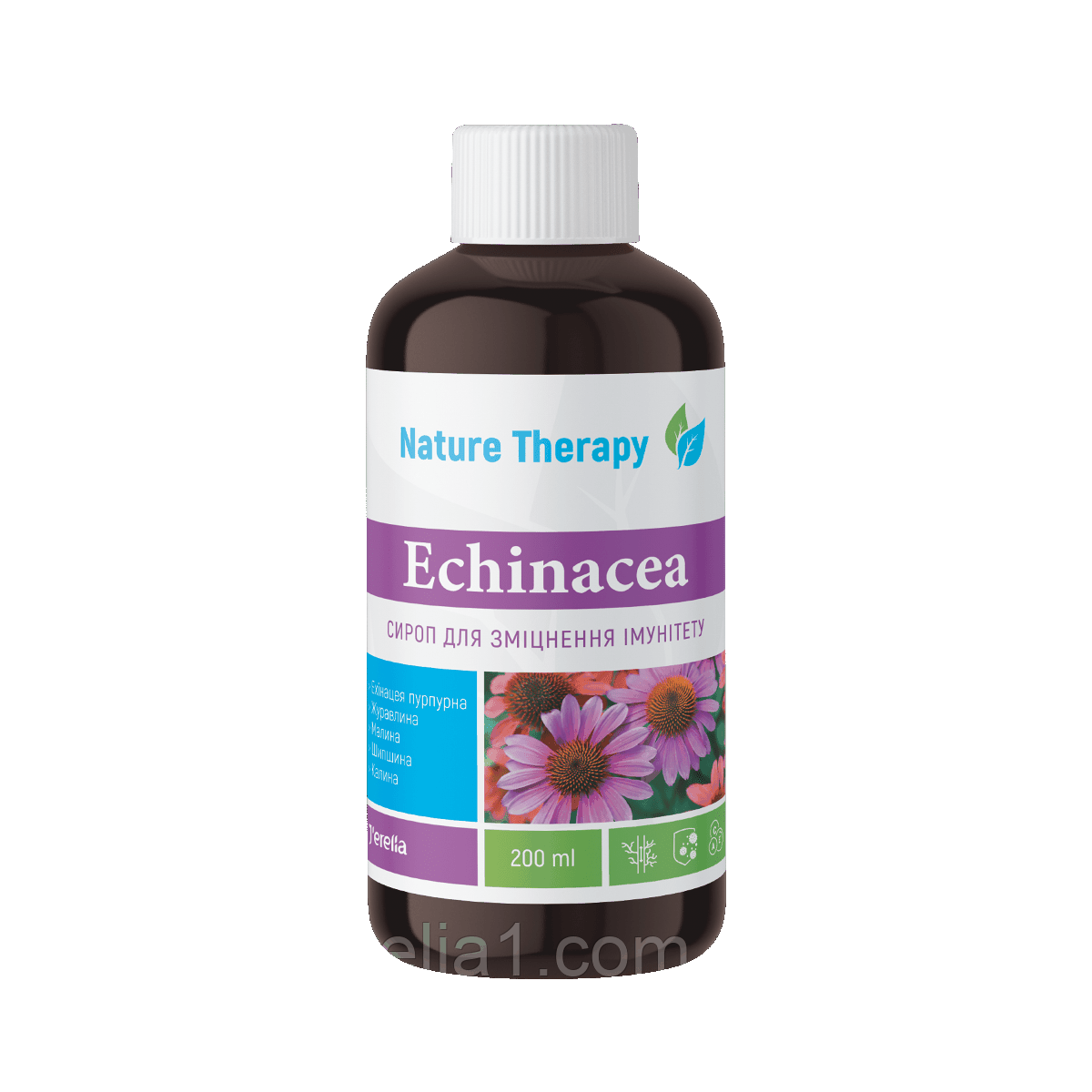 Сироп для зміцнення імунітету "Ехінацея", Джерелія, 200 мл, фото 1