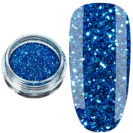 Блискітки пісок B-15 блакитний, фото 1