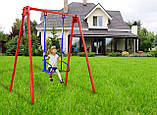Гойдалка дитяча садова вулична посилена 2 м (до 150 кг навантаження на місце), фото 2