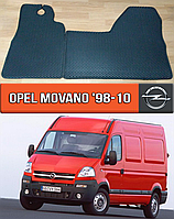 ЕВА коврики Опель Мовано 1998-2010. EVA резиновые ковры на Opel Movano