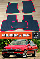 ЕВА коврики Опель Омега А 1986-1994. EVA резиновые ковры на Opel Omega A