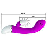 Вібратор Pretty Love Sheila Rolling Vibrator Purple, фото 5