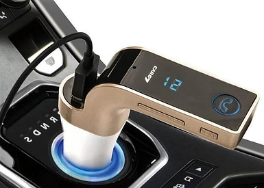 FM-мобільний трансмітер від прикурювача з автозарядкою MP3 AUX