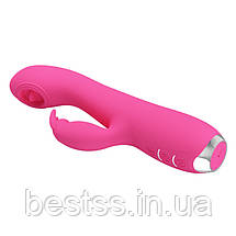 Вібратор Pretty Love Rachel licking Vibrator Magenta, фото 3