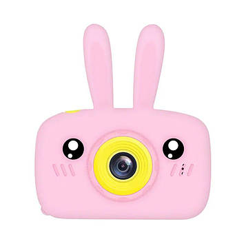 Фотоапарат дитячий зайчик Bunny GM-30 (Pink) | Дитяча камера зайчик