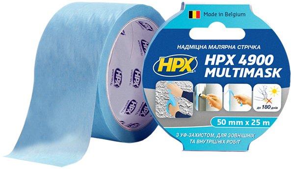 Малярська стрічка для зовнішніх робіт 50мм х 25м