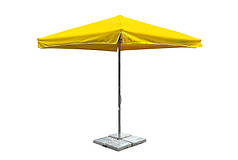 Зонт для торгівлі 2,5х2,5 Жовтий