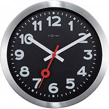 Годинник настінний та настільний круглий в класичному дизайні "Station Number" Ø19 см