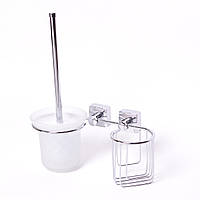 Ерш для унітазу Besser з підставкою і кошиком для освіжувача повітря KM-8813A