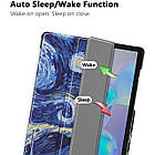Чохол-книжка Colored Cover для Samsung Galaxy Tab S6 10.5 T860 / T865 (Wake / Sleep) Starry Night, фото 6
