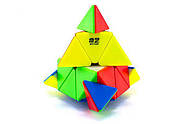 QiYi Qiming Piraminx stickerless | Пірамідка Мефферта 3х3 без наліпок, фото 3