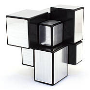 Дзеркальный кубик 2х2 | QiYi MoFangGe Mirror cube silver, фото 5