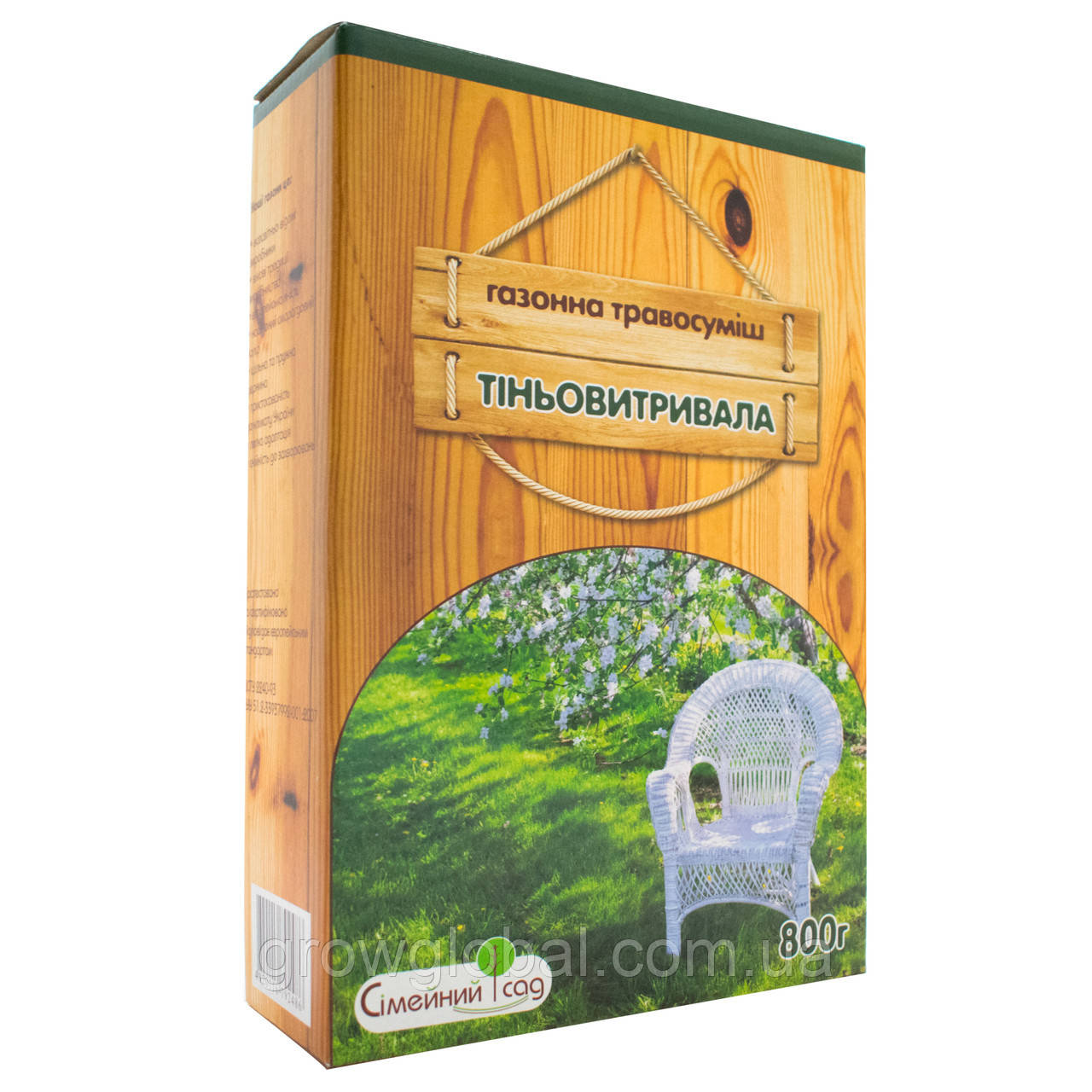Насіння газонної трави «Тіньовитривала» 800 г