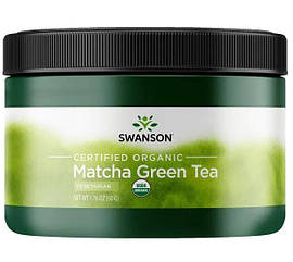 Swanson Organic Matcha Green Tea, Органічна матча (49 г.)