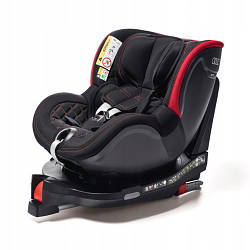 Дитяче автокрісло Audi Child seat Dualfix I-SIZE, black / red, артикул 4M0019902