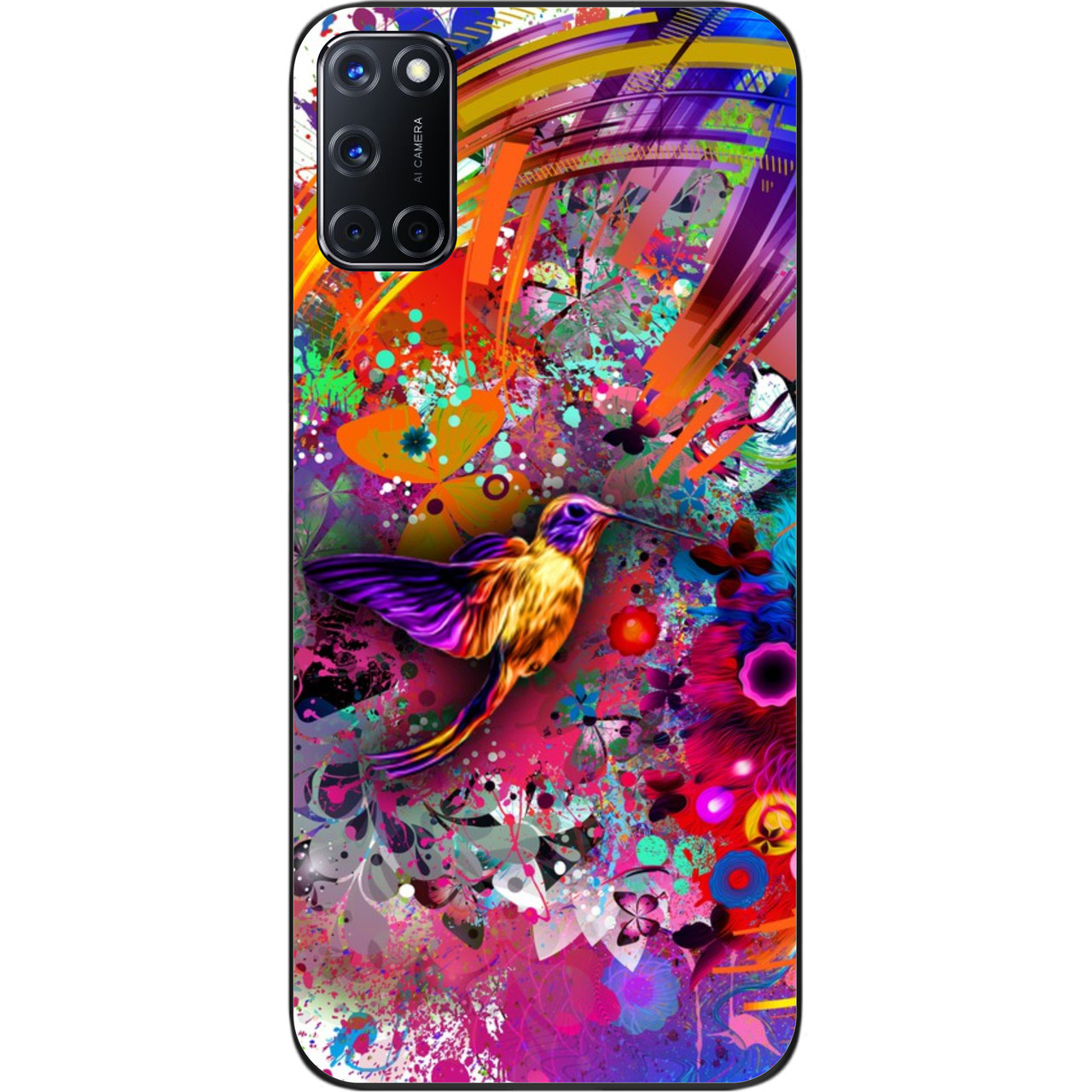 Силіконовий чохол бампер для OPPO A72 з картинкою Креатив, фото 1