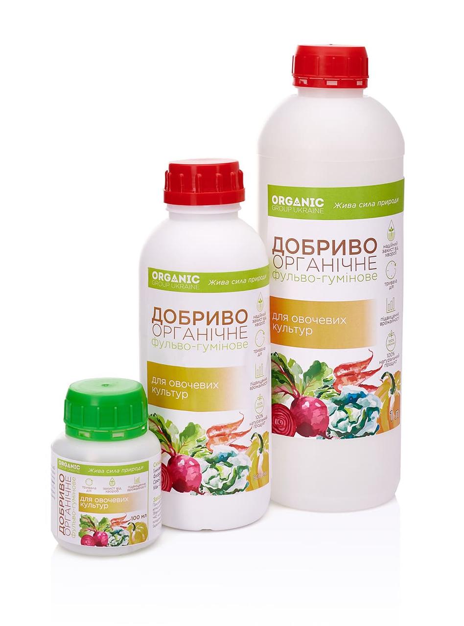 Органічне добриво фульво-гумінове для овочевих культур 500 мл ORGANIC