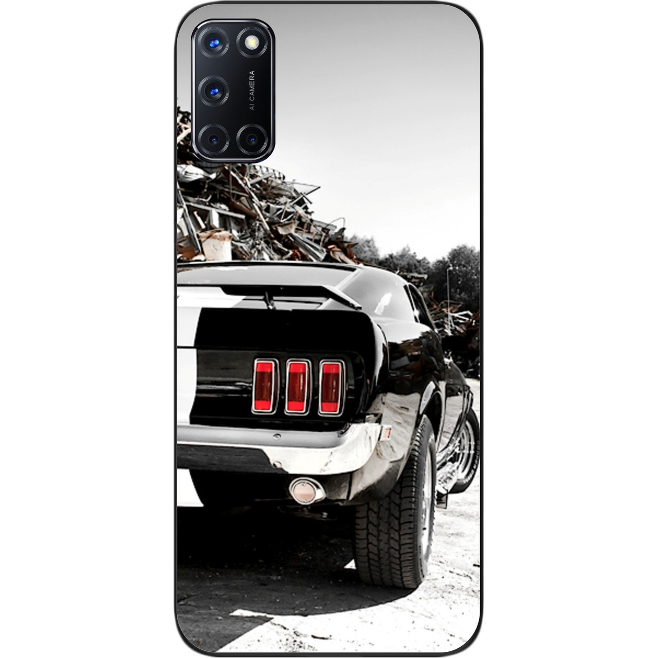 Чохол силіконовий для OPPO A72 з картинкою Машина, фото 1