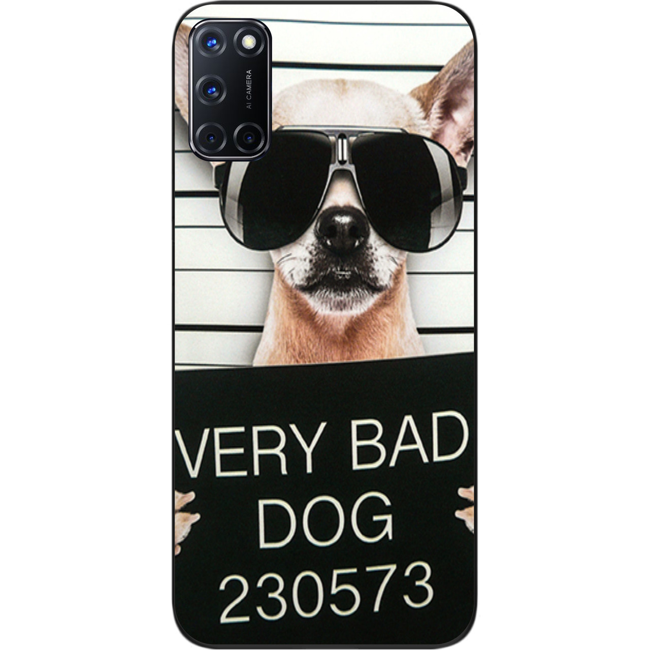 Чохол силіконовий для OPPO A72 з картинкою Bad Dog, фото 1