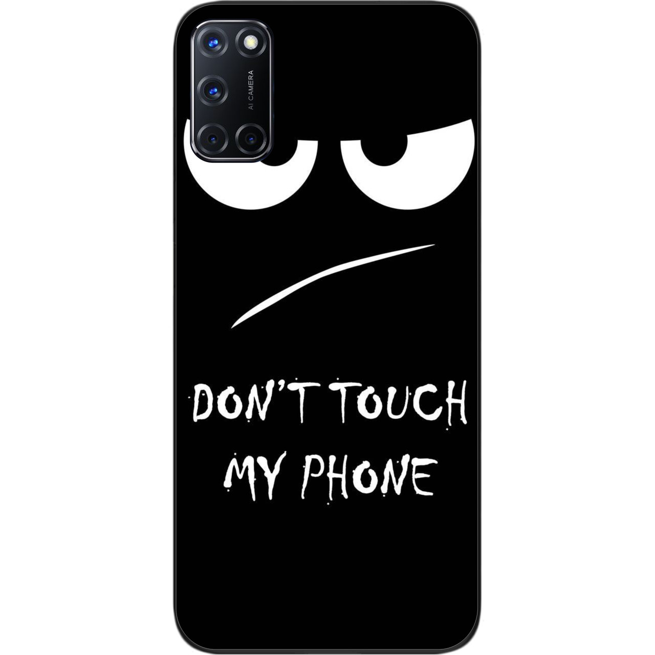 Бампер силіконовий чохол для OPPO A52 з картинкою Очі, фото 1