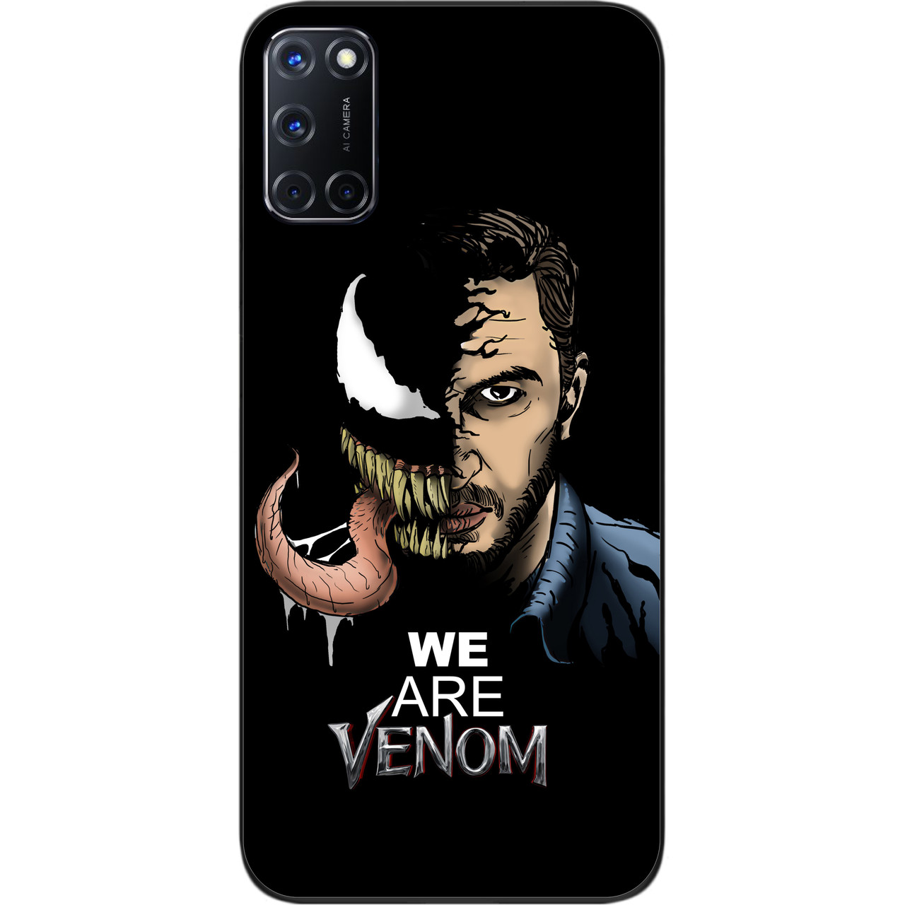 Бампер силіконовий чохол для OPPO A72 з картинкою Веном, фото 1