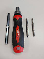 Трещоточная викрутка і насадки 7-в-1 TOPTUL GAAR0402, фото 4