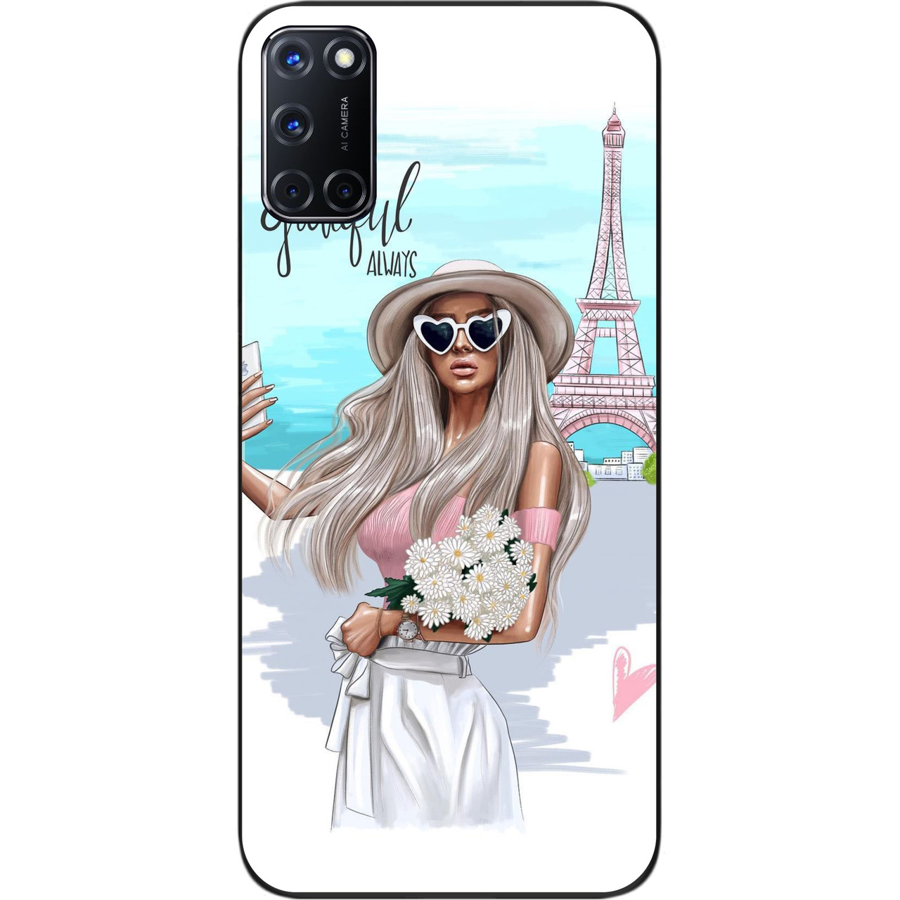 Оригінальний чохол для OPPO A52 з картинкою Селфи, фото 1