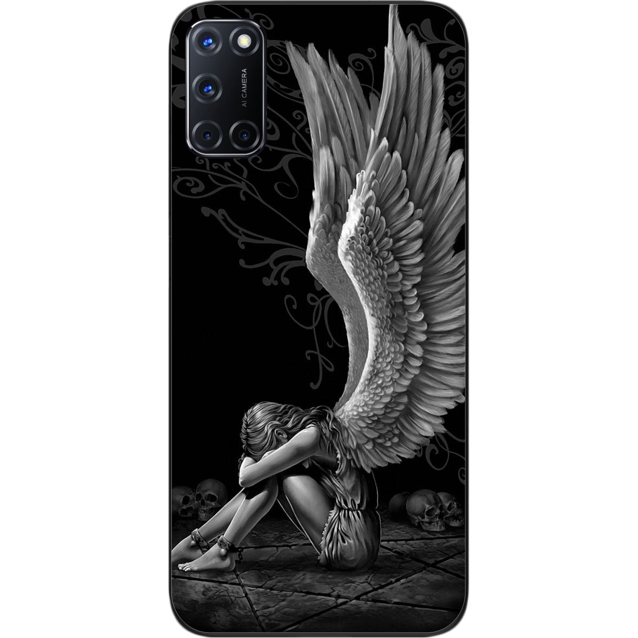 Оригінальний чохол для OPPO A72 з картинкою Ангел, фото 1