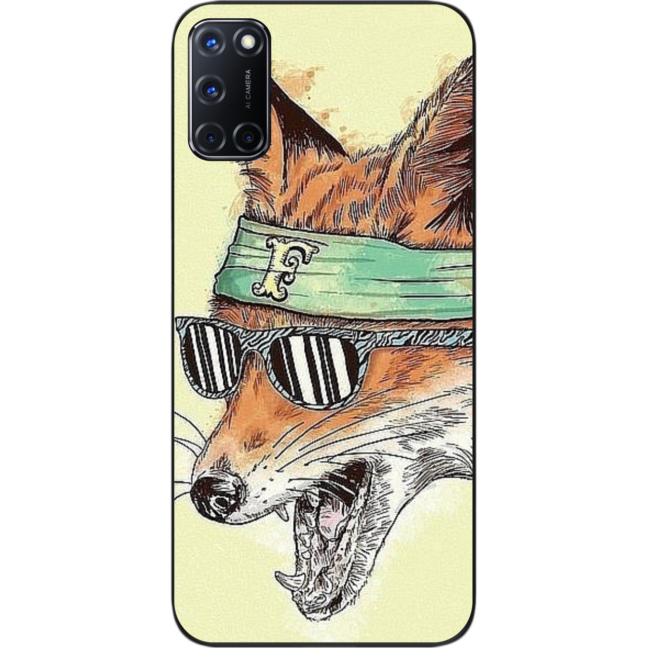 Оригінальний чохол для OPPO A52 з картинкою Лис, фото 1