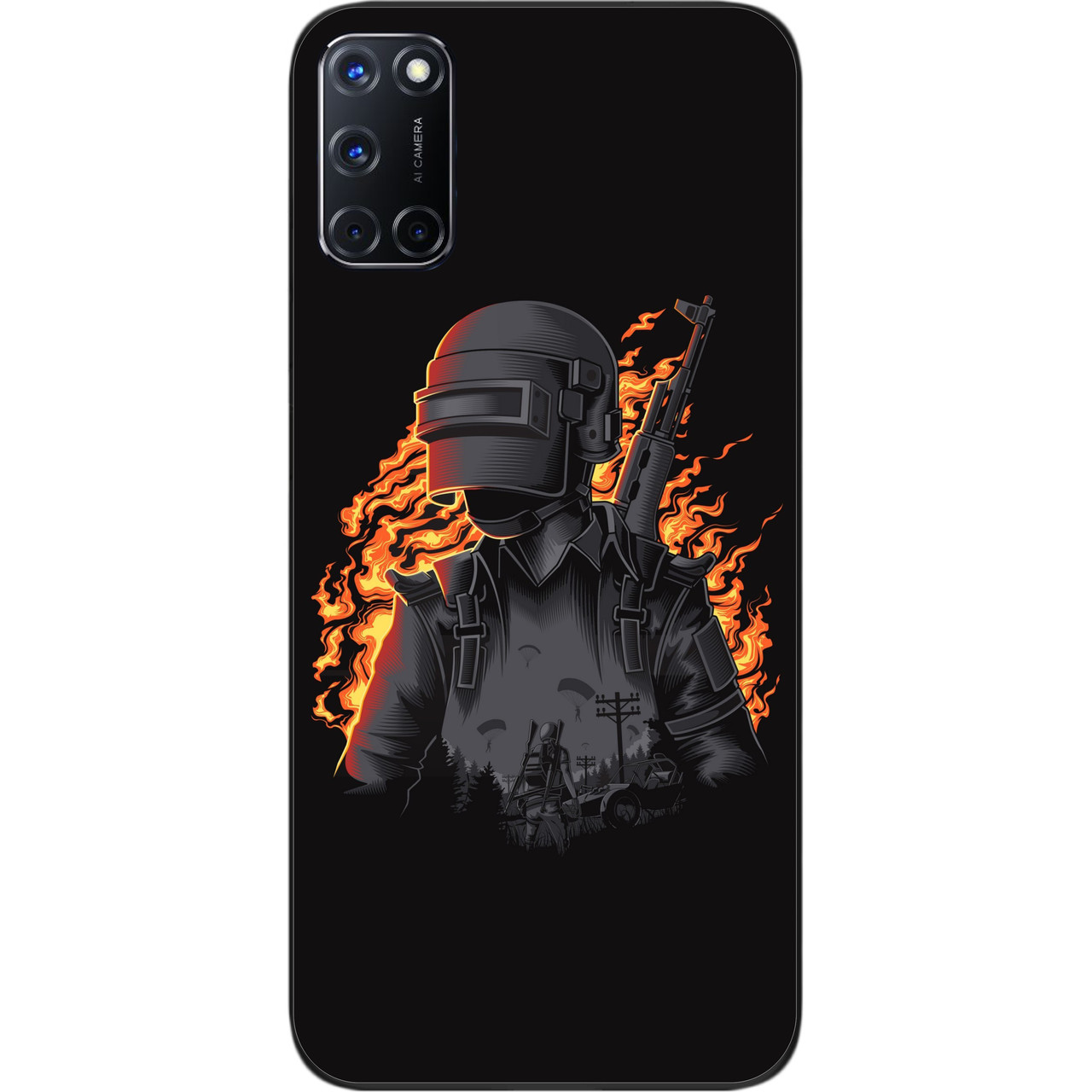 Оригінальний чохол для OPPO A72 з картинкою PUBG, фото 1