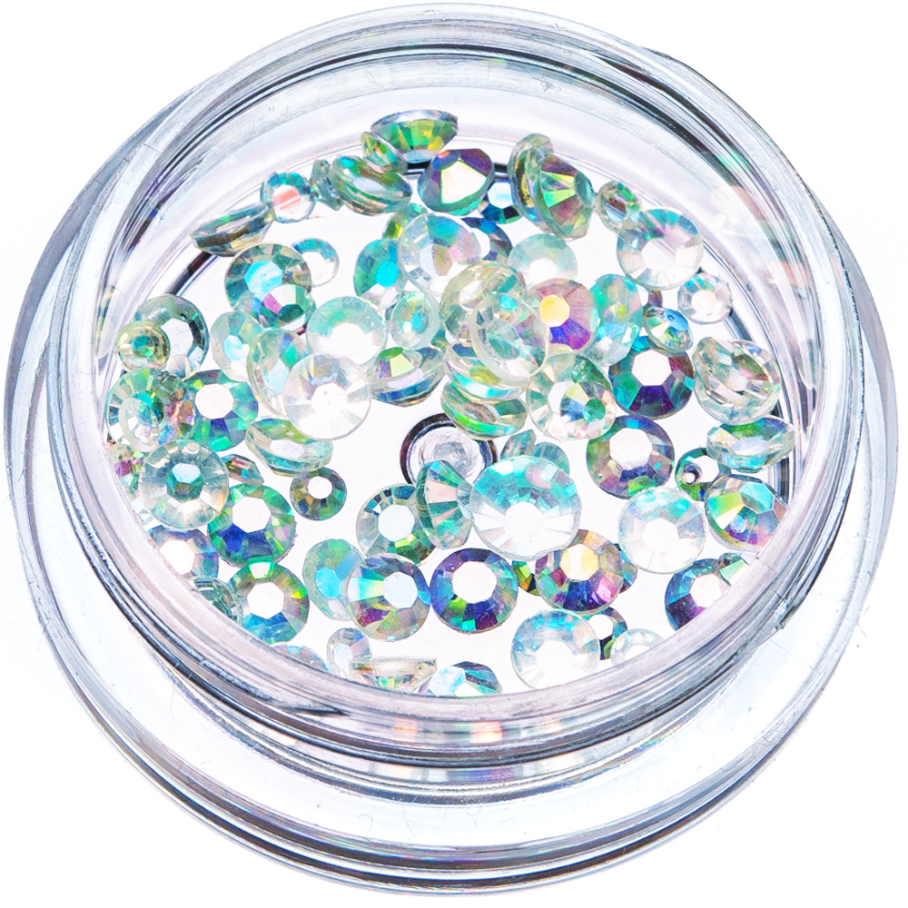 Камені піксі 100 шт. прозорий хамелеон MIX