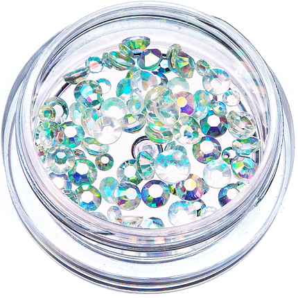 Камені піксі 100 шт. прозорий хамелеон MIX, фото 1