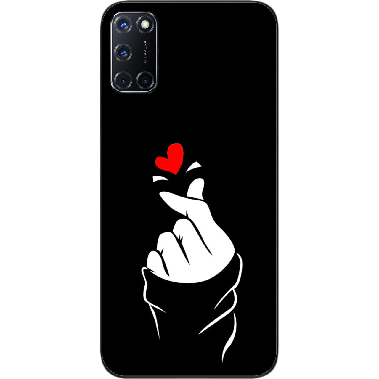 Силіконовий чохол для OPPO A72 з картинкою Рука, фото 1