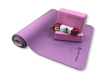 Набір для йоги Amber Hanuman (7498-1) фіолетовий/рожевий