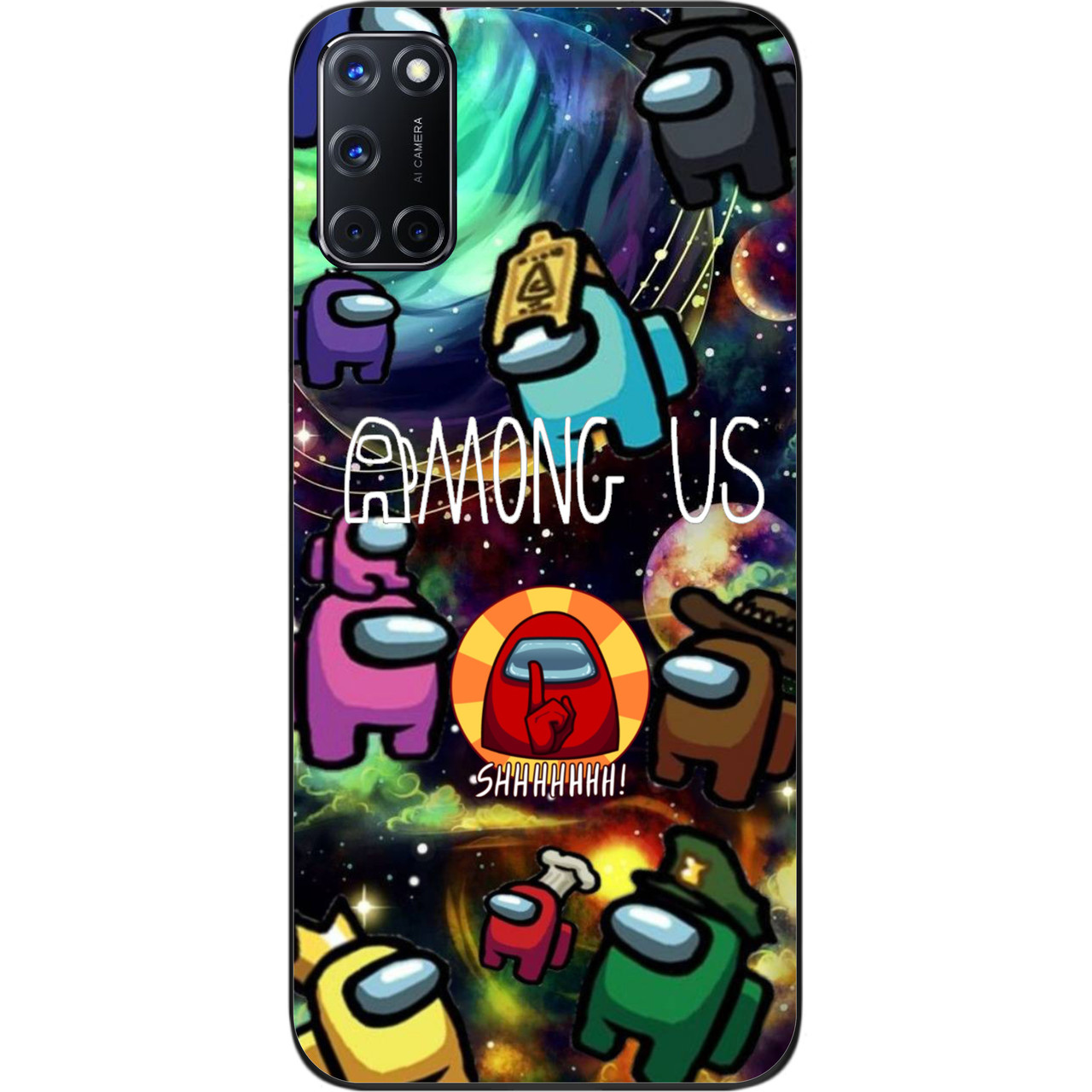 Силіконовий чохол для OPPO A52 з картинкою Among us Серед нас, фото 1