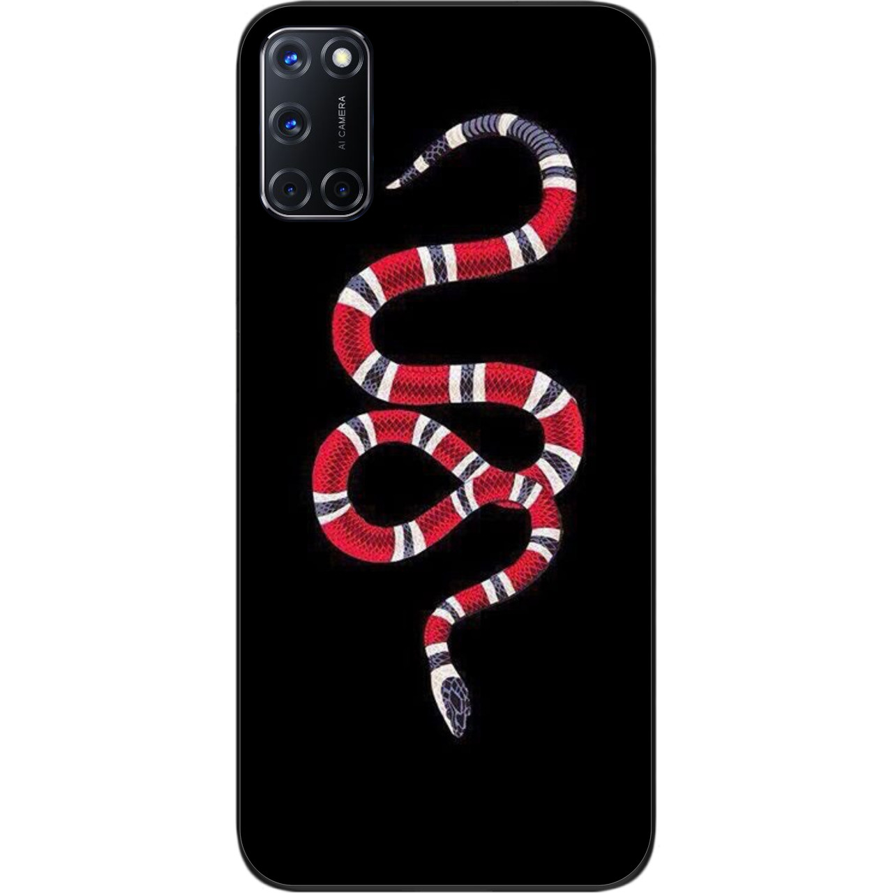 Силіконовий чохол для OPPO A52 з картинкою Змія, фото 1