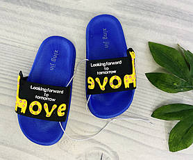 Шльопанці для дівчаток Love ALP14A 22546 розмір 25, Чорно-синій