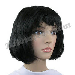 Чорна перука каре