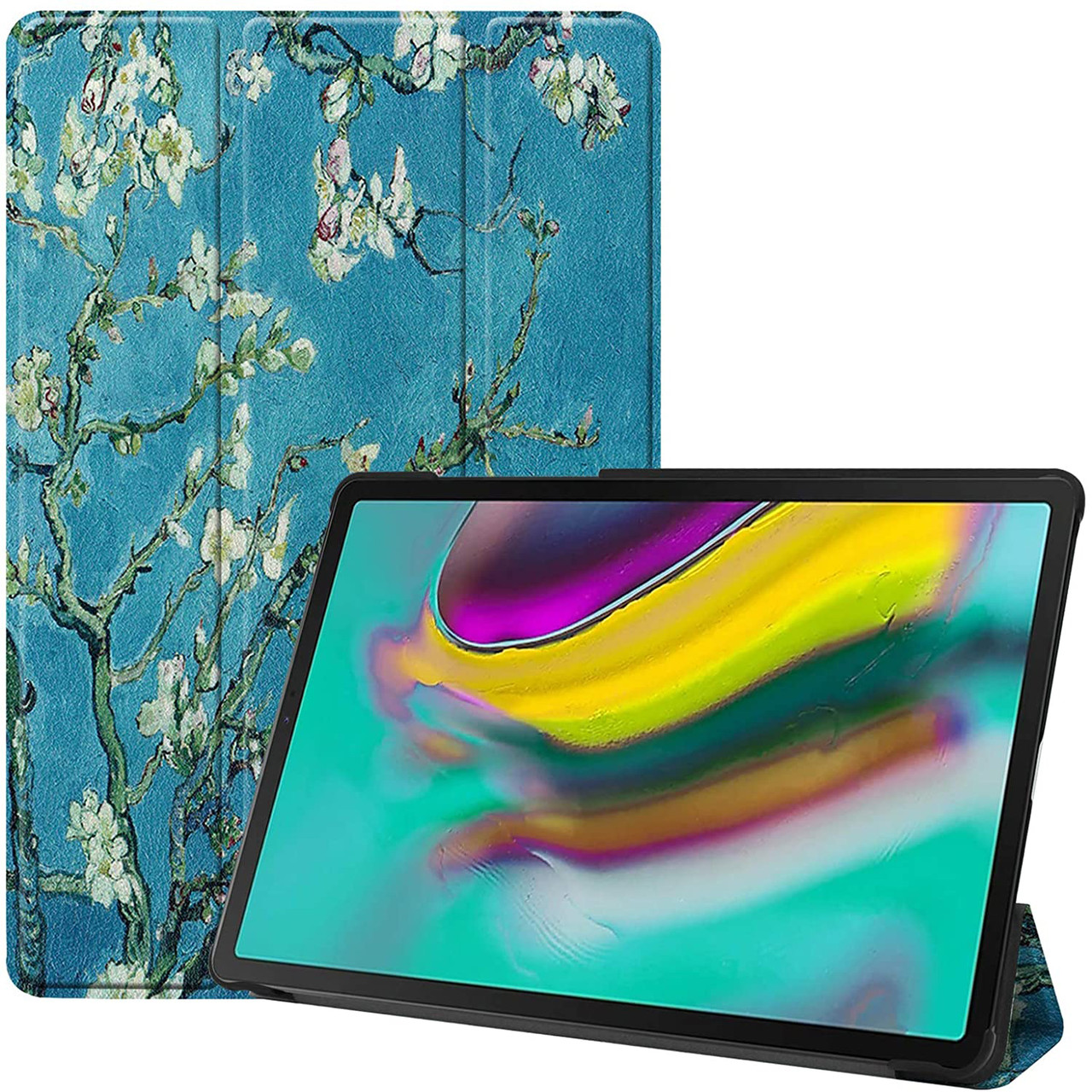 Чохол-книжка Colored Cover для Samsung Galaxy Tab S5E 10.5 T720 / T725 (Wake / Sleep) Blossom