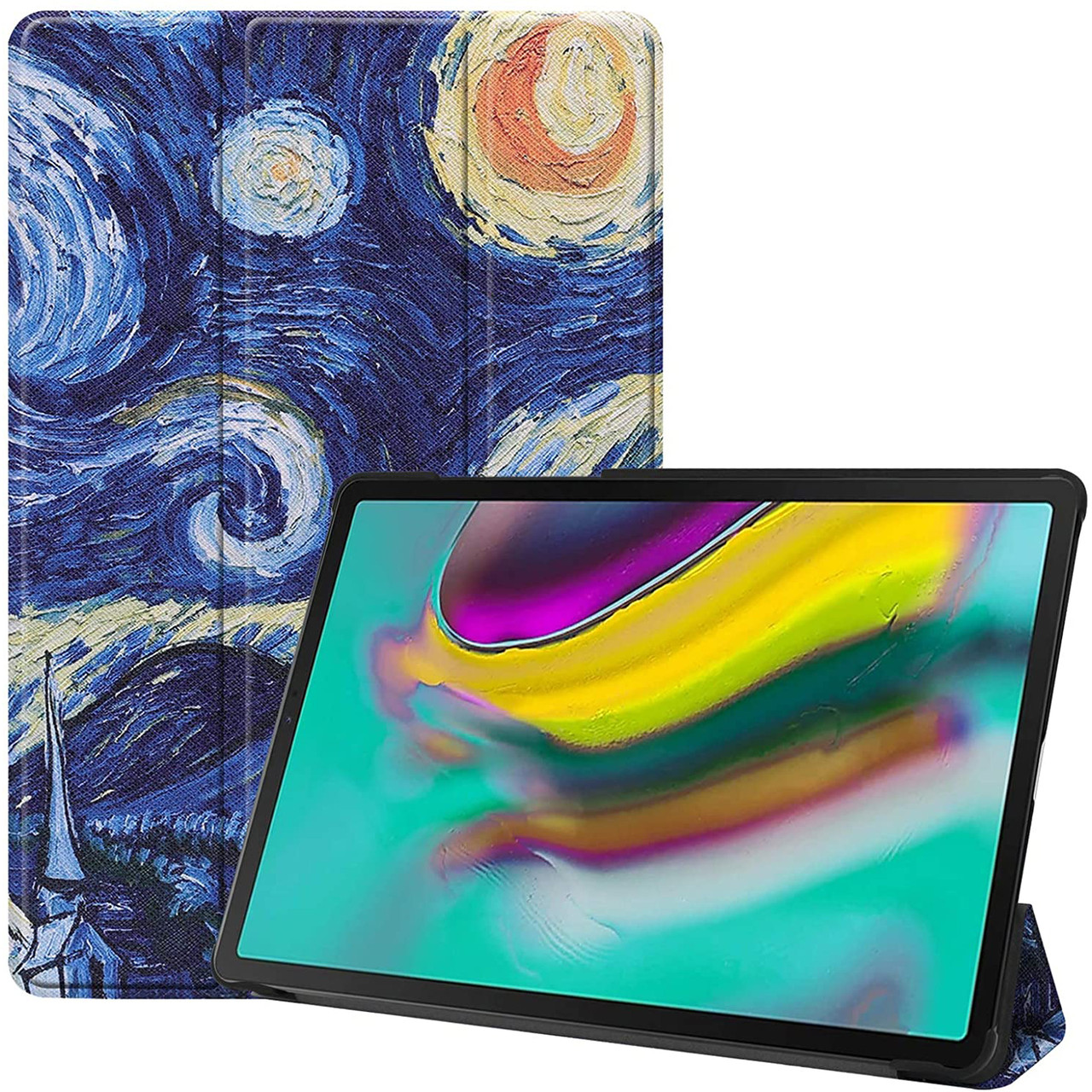 Чохол-книжка Colored Cover для Samsung Galaxy Tab S5E 10.5 T720 / T725 (Wake / Sleep) Starry Night