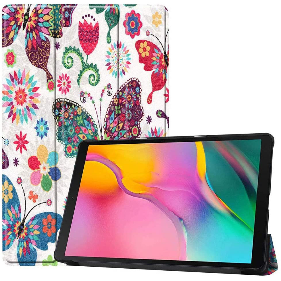 Чохол-книжка Colored Cover для Samsung Galaxy Tab A 10.1 2019 T510 / T515 Butterflies