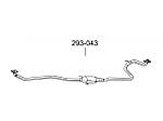 Глущик передній Тойота Ярис (Toyota Yaris) 1.0 05-12 (293-043) Bosal 26.73, 26.72