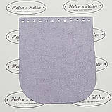 Клапан для міні сумки 12 х 18 "Пальми". Бузок. П2, фото 2