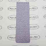 Клапан для сумки вузький. "Пальми". Бузок П2, фото 2